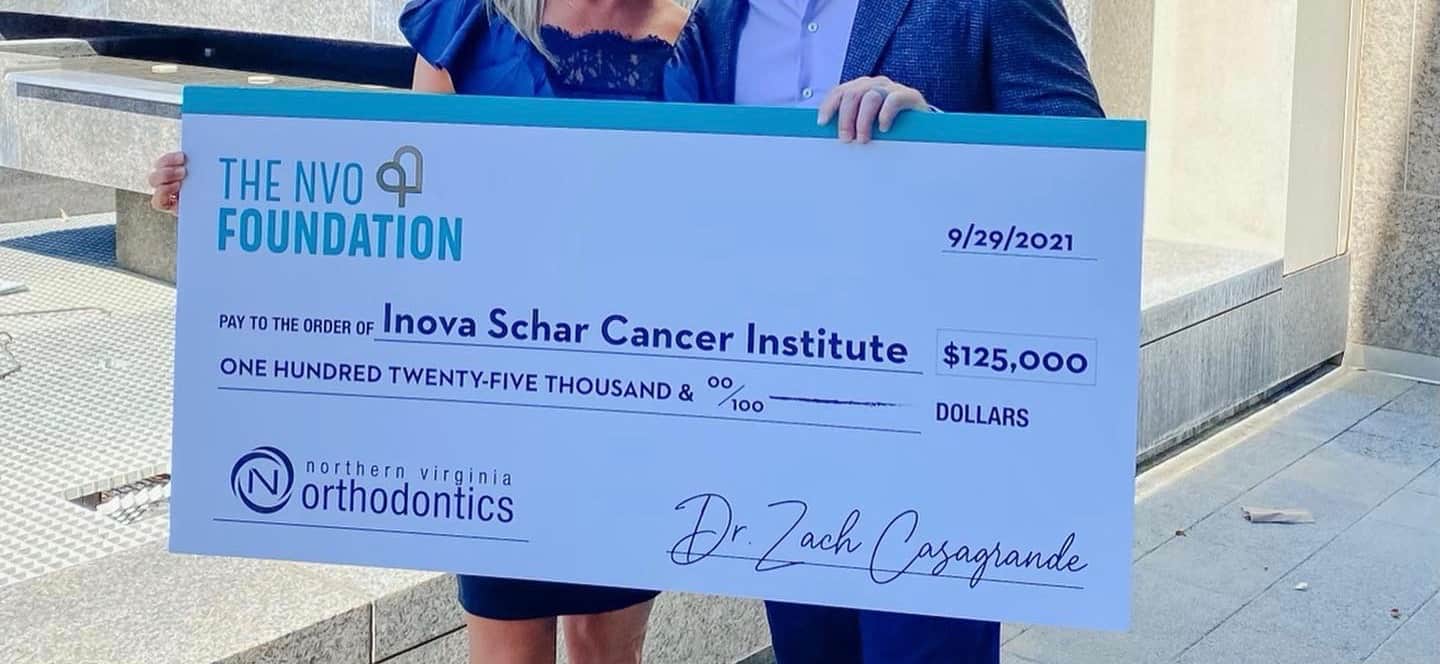 NVO Foundation Donates $125,000 to Inova Schar Cancer Institute